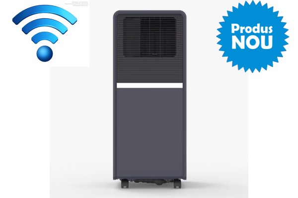 Aparat de aer condiționat mobil Arkturus 12.000 BTU racire, ventilare, dezumidificare, telecomanda, timer, Wi-fi
